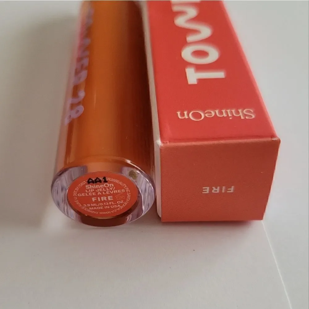 Tower 28 Shine on Jelly Lip Gloss in Fire